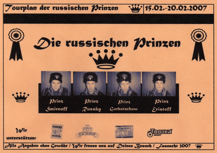 Tourplan 2007 Seite 1